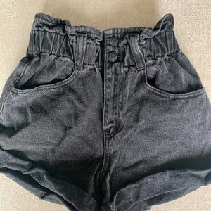 Forever 21 Paper Bag Jean Shorts